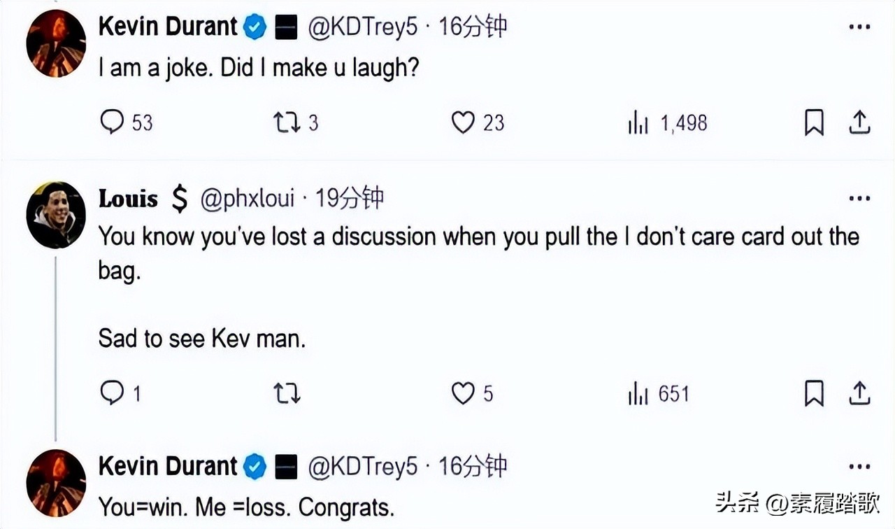 nba kd_ 杜兰特推特互撕 球星网友对线_太阳球迷Grok AI 杜兰特玻璃心标签