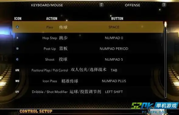 NBA2K11键盘党必看：按键设置与进阶技巧
