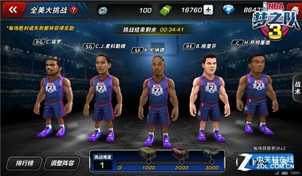 nba梦之队挑战副本_NBA梦之队3梦想测试_NBA梦之队3每日集训玩法