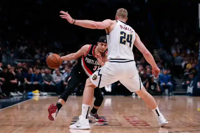 121比113NBA季后赛掘金胜开拓者总比分1比0领先这场比赛有多精彩
