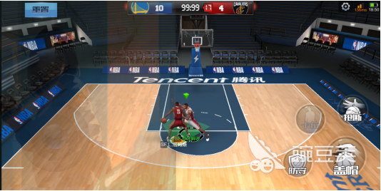 最强NBA中锋原地灌篮方法_最强NBA原地灌篮技巧_最强NBA原地扣篮