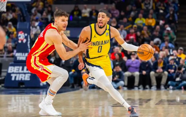 步行者6连胜战绩分析_NBA步行者对阵老鹰比赛结果_nba步行者vs老鹰