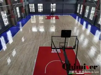 NBA地板彩漆地板图秘密_NBA球队运动木地板设计_nba运动木地板