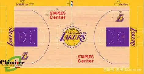 NBA球队运动木地板设计_NBA地板彩漆地板图秘密_nba运动木地板