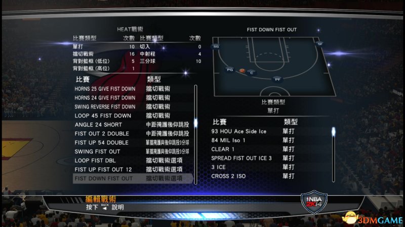 nba2k14怎么背打_NBA 2K14 战术设置 _ 指导教练战术板使用 
