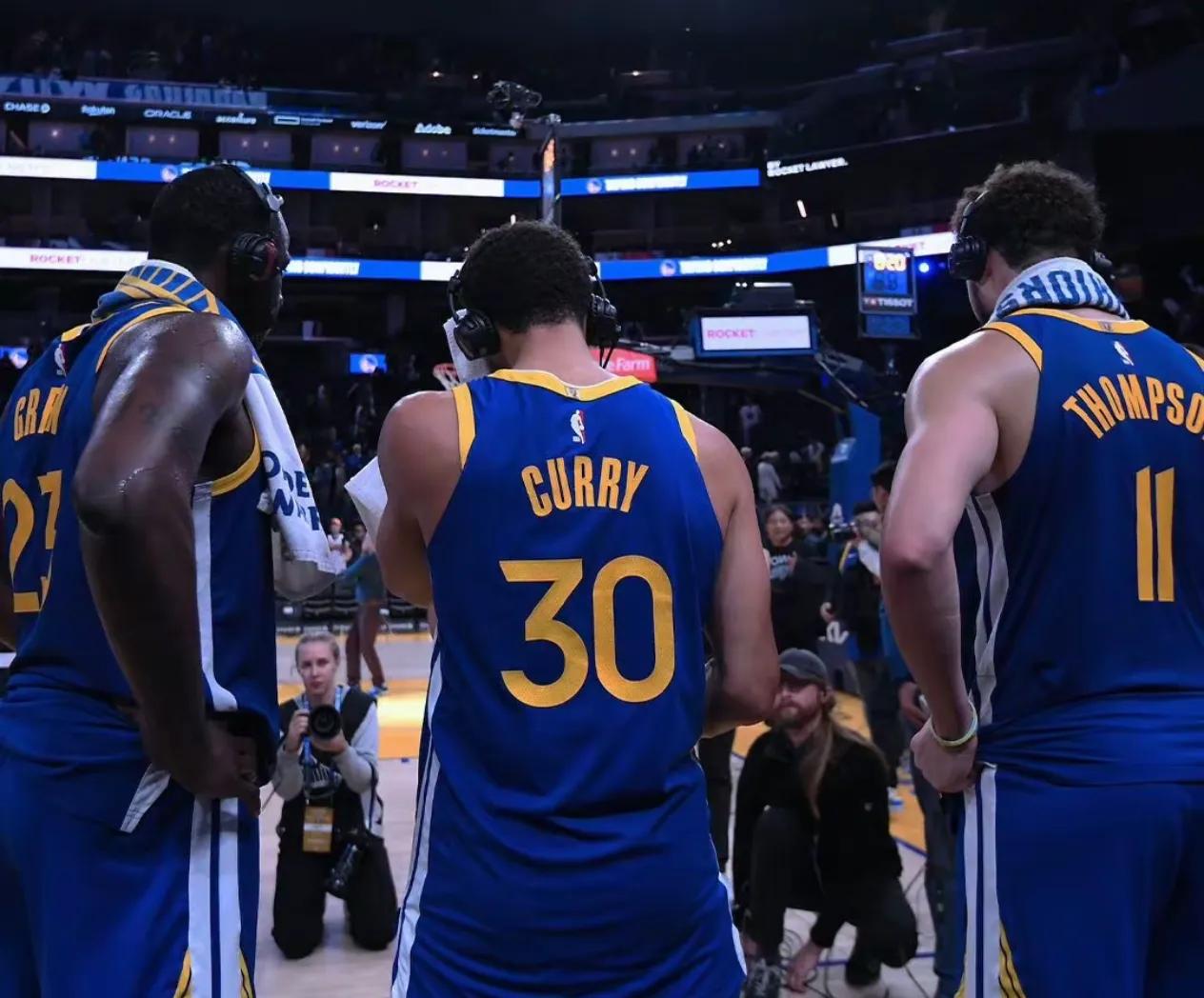 nba金州勇士队视频_金州勇士NBA总冠军历程_勇士王朝三巨头数据统计