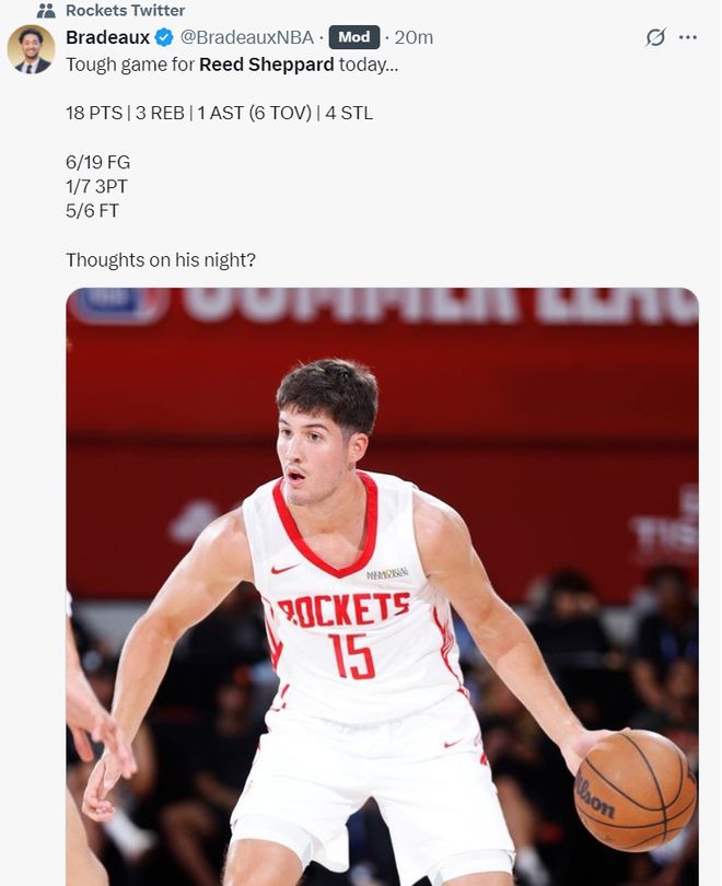 NBA夏季联赛休斯顿火箭队惨败关键词 _ 谢泼德夏季联赛表现关键词 _nba夏季联赛火箭队