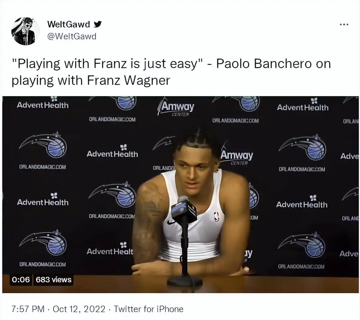弗朗茨-瓦格纳数据统计_NBA瓦格纳_NBA小瓦格纳表现
