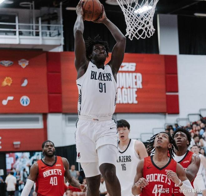 NBA夏季联赛 开拓者对阵火箭队 杨瀚森数据统计_nba夏季联赛火箭队