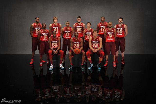 2月27日NBA全明星周末落幕官方发布东西部全明星全家福