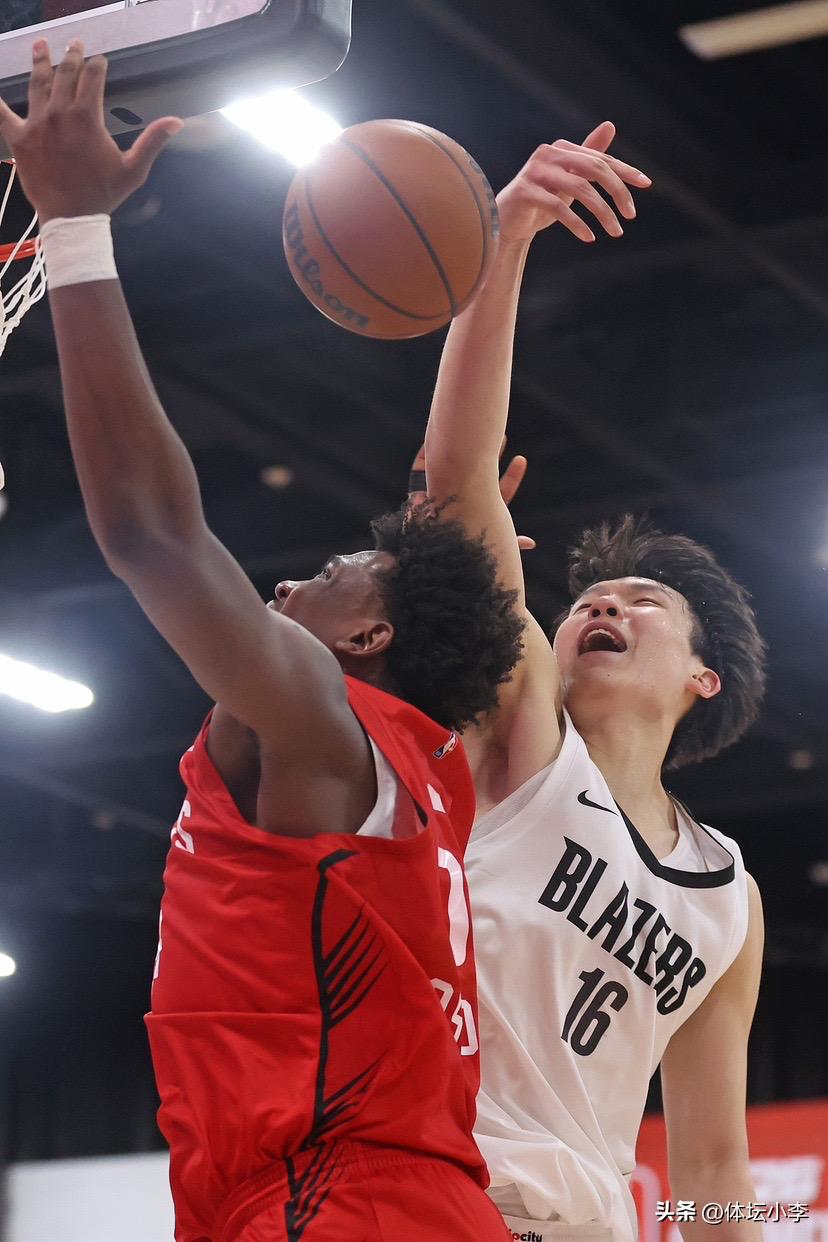 NBA夏季联赛 开拓者对阵火箭 杨瀚森表现_nba火箭vs开拓者