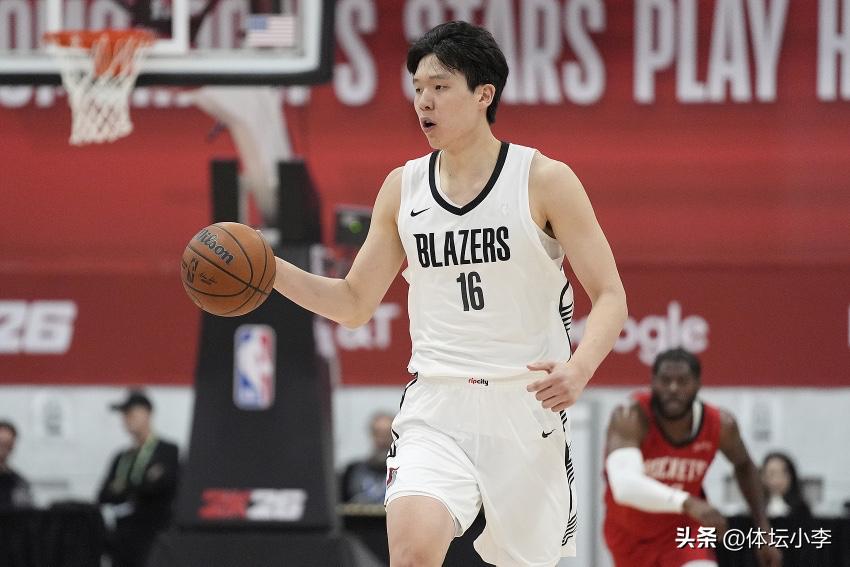 NBA夏季联赛 开拓者对阵火箭 杨瀚森表现_nba火箭vs开拓者