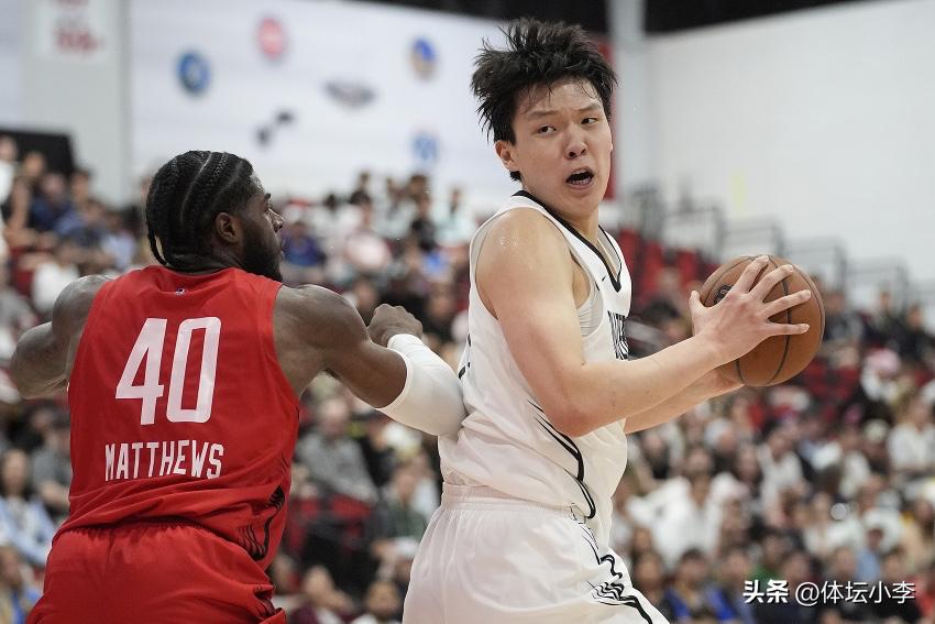 NBA夏季联赛 开拓者对阵火箭 杨瀚森表现_nba火箭vs开拓者