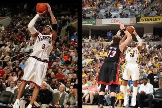 湖人鲍尔投篮姿势分析_NBA投篮姿势怪异球员_nba投篮姿势