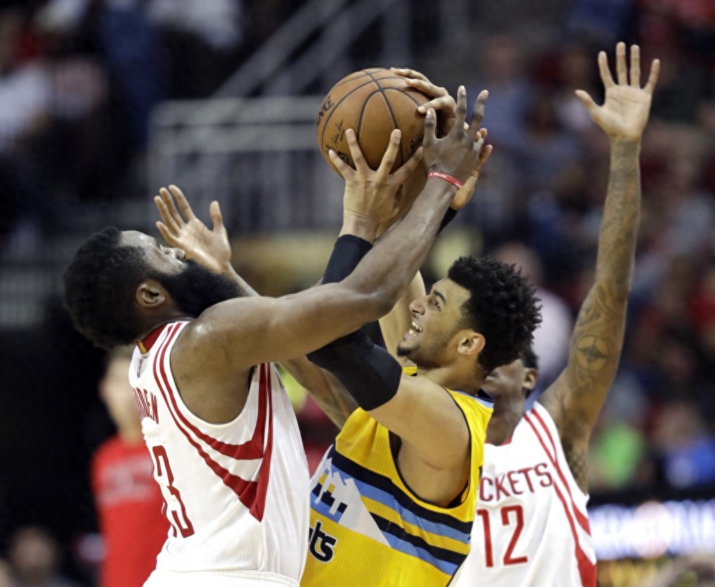 篮球——NBA常规赛：火箭胜掘金
