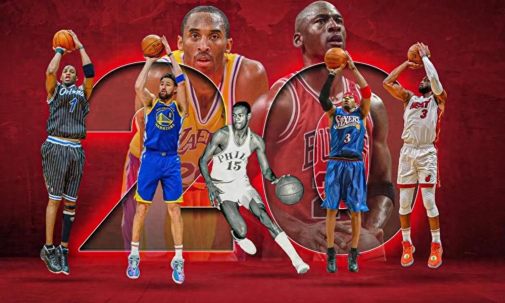 美媒重排NBA历史20大得分后卫乔丹、科比排名引热议
