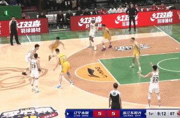 CBA季后赛半决赛G1 辽宁男篮对广厦男篮_赵继伟超远三分_cba辽宁对广厦季后赛