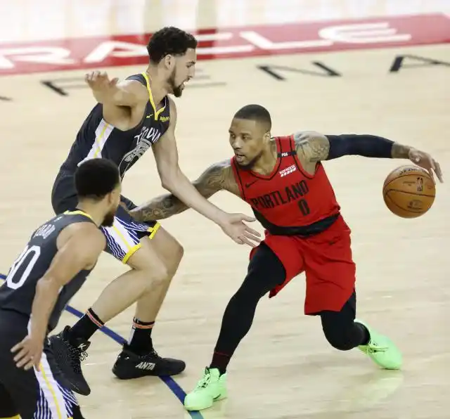 NBA西部决赛第二场 勇士胜开拓者_nba2019_2018-2019赛季