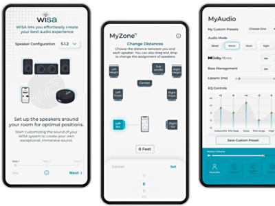 WiSA Technologies推出全新App应用程序，提供强大、直观的控制功能