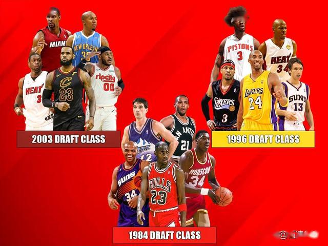 美国媒体评NBA历届选秀大会1984、1996、2003年成前三甲