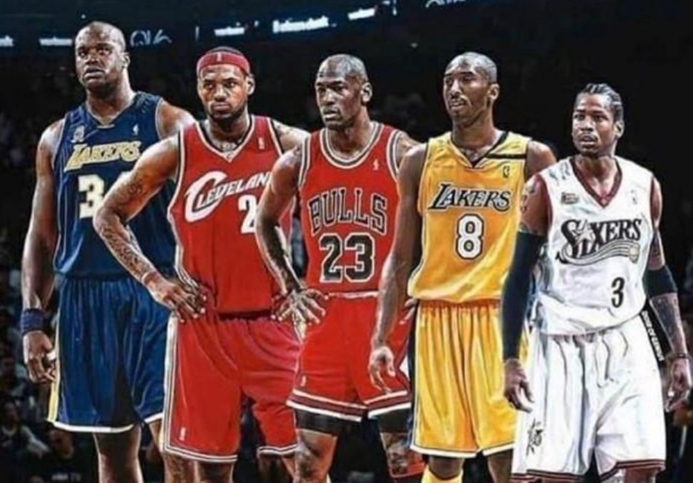 NBA史上最强阵容都有谁奥尼尔晒照艾弗森科比实力几何