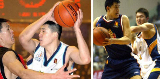 匡威和锐步这两个牌子在CBA可不多见，吉林队都穿过