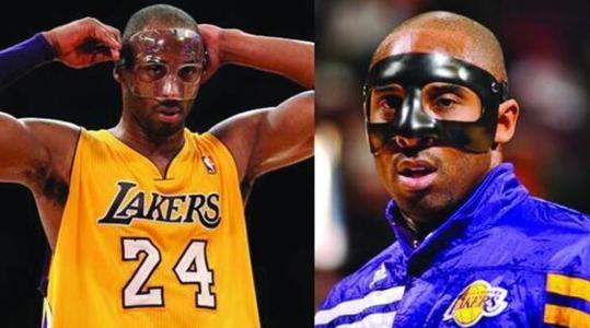 NBA对球员保护超先进科比詹姆斯戴面具啥样快来看看