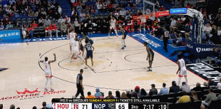 NBA鹈鹕火箭比赛战报_鹈鹕火箭比分走势分析_nba 97