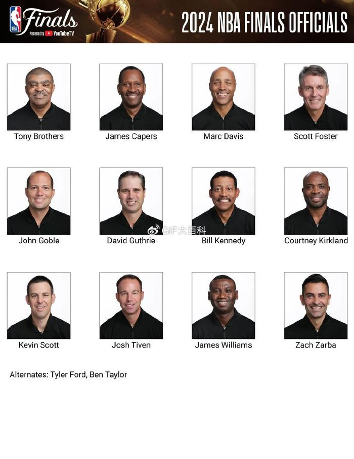 NBA总决赛裁判名单_托尼-布拉泽斯执法经验_nba裁判名单
