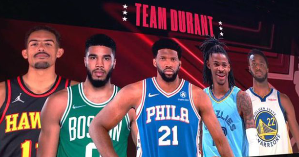 2022年NBA全明星赛阵容揭晓杜兰特队与詹姆斯队都有谁