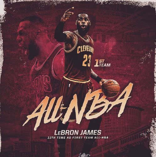 2016-17赛季NBA最佳阵容揭晓詹姆斯超乔丹乔治或被交易