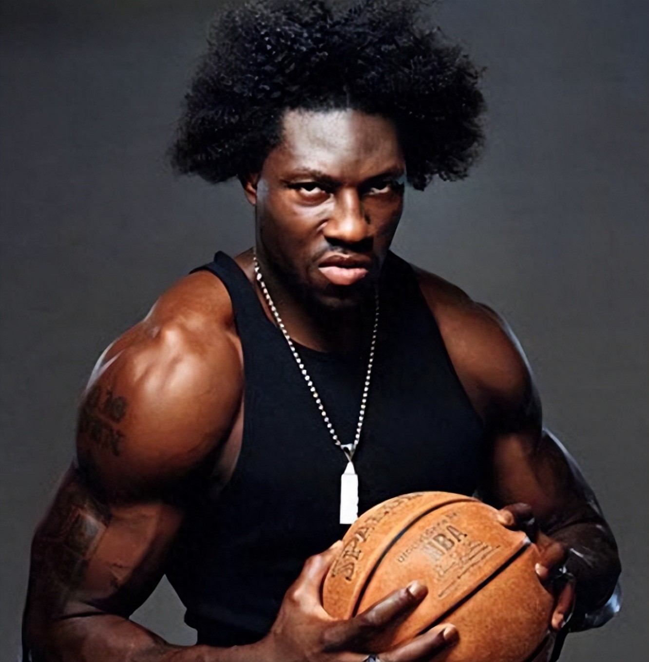 NBA肌肉男最强阵容_NBA历史最强壮阵容_nba球星身材