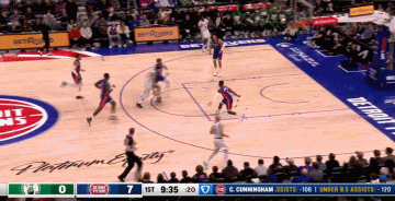 NBA 常规赛活塞主场力克凯尔特人豪取八连胜
