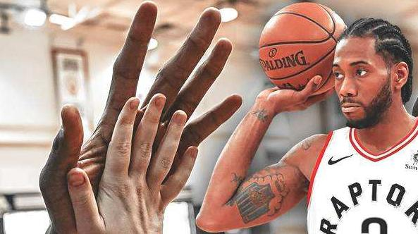 nba手掌大小_:NBA球星手掌大小_莱昂纳德手掌尺寸