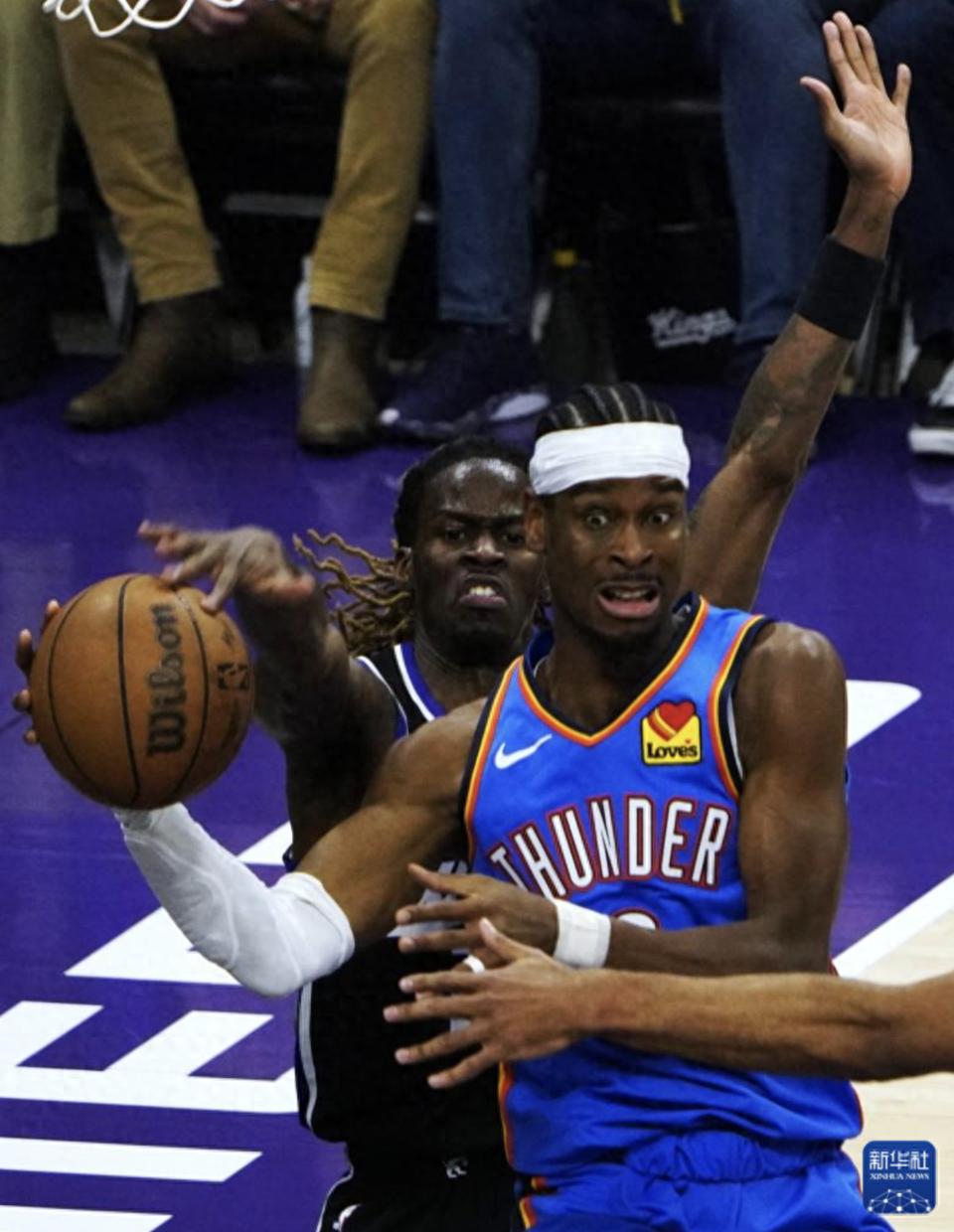 NBA 西部决赛雷霆胜森林狼 10 领先亚历山大造犯规遭质疑