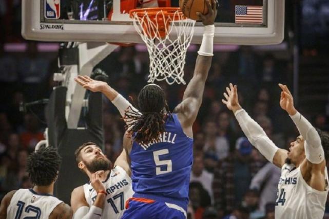 NBA常规赛爆大冷灰熊140-114掀翻快船莱昂纳德24分5失误
