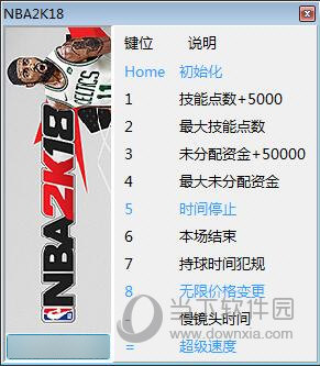 NBA2K18十项修改器提升游戏体验畅享篮球魅力