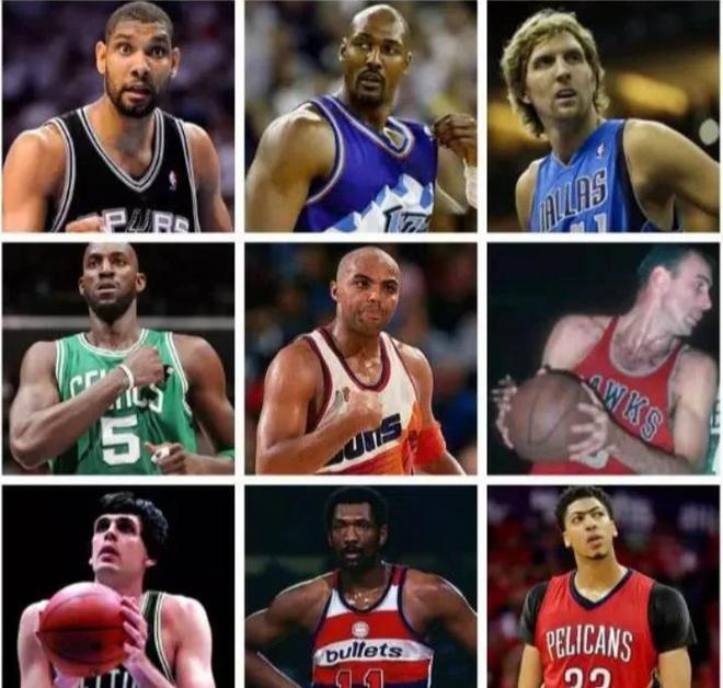 NBA历史优秀大前锋众多本文抛砖引玉排前五加内特居第五