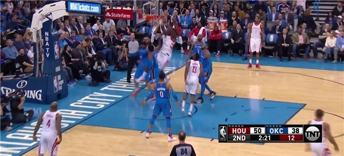 nba雷霆打火箭_火箭队十六连胜_NBA雷霆队VS火箭队