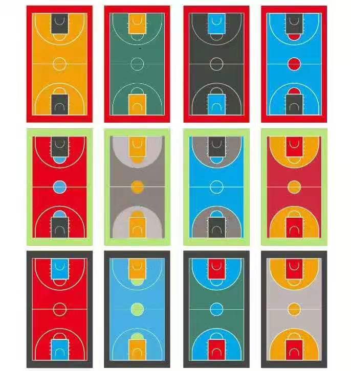 nba标准篮球场尺寸图_国际篮联篮球场地规格_NBA篮球场标准尺寸