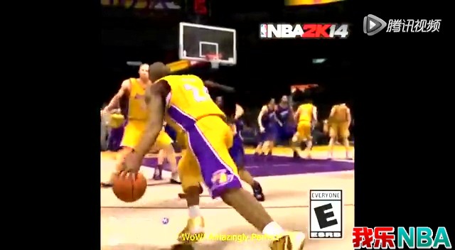 NBA2K14展科比侵略性投篮画面期待飞侠再次夺冠
